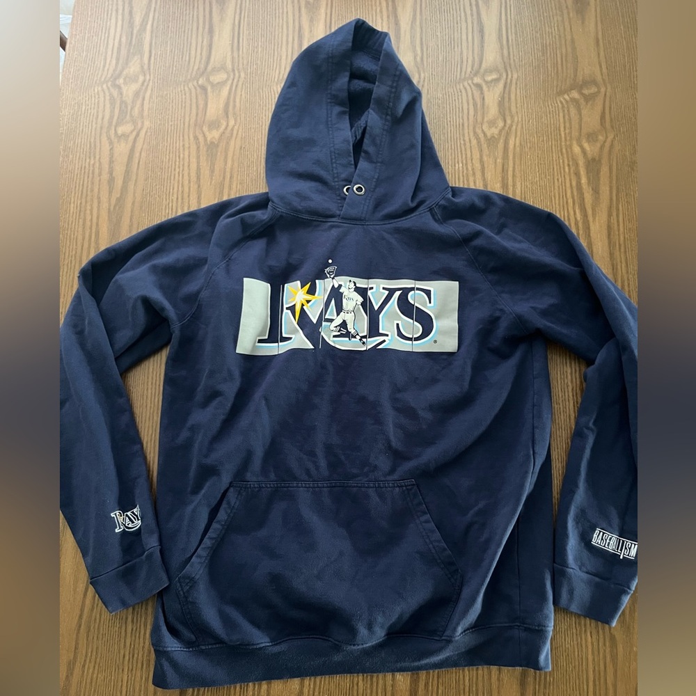 Tampa Bay Rays Men’s  Blue  Hoodie size medium